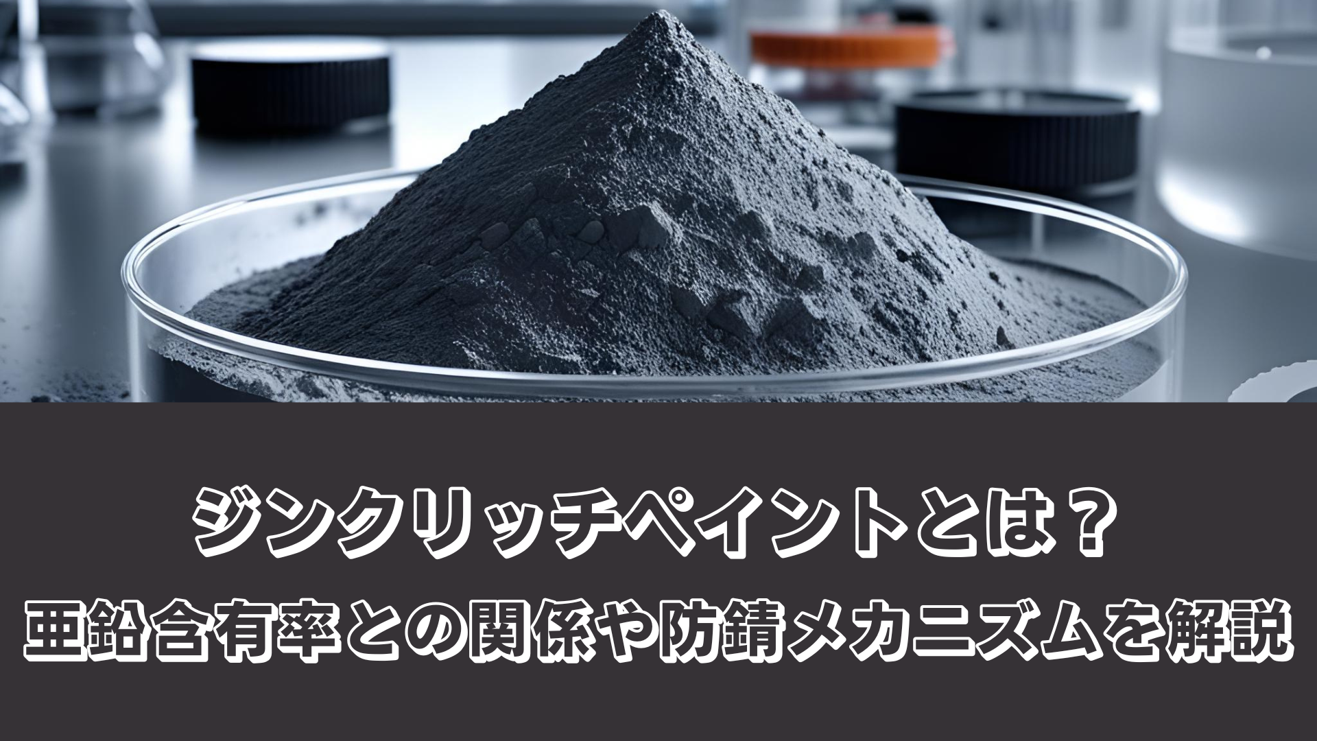 ジンクリッチペイントとは？亜鉛含有率との関係や防錆メカニズムを解説