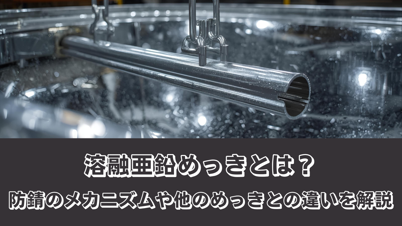 溶融亜鉛めっきとは？防錆のメカニズムや他のめっきとの違いを解説